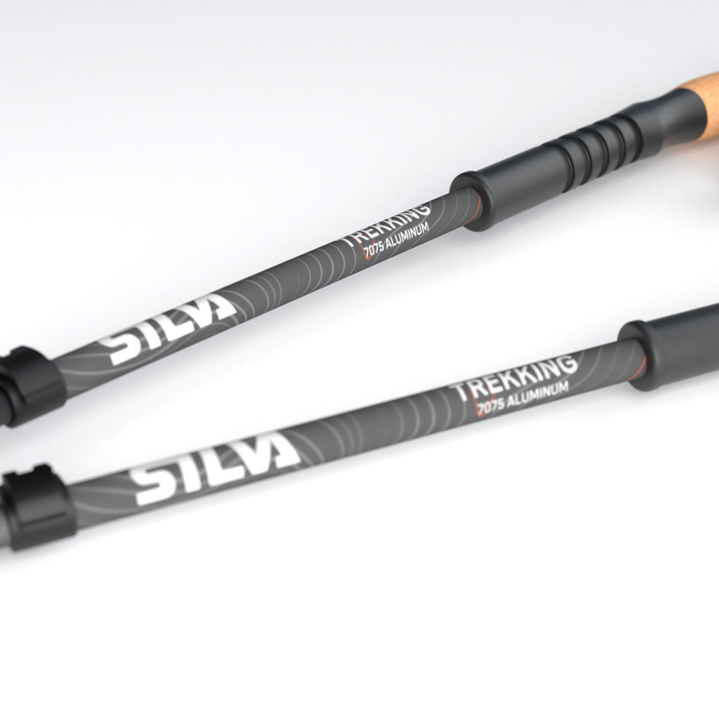 Silva Trekking poles aluminium cork-2