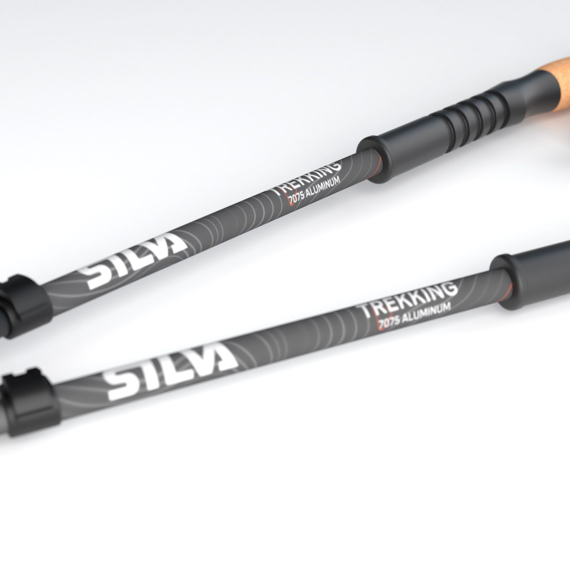 Silva Trekking poles aluminium cork-2