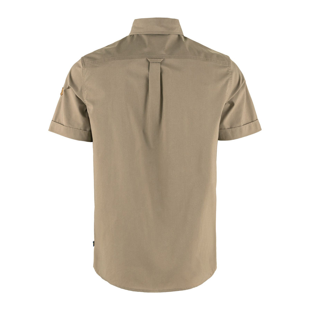 Övik Air Stretch SS Shirt M, Suede brown