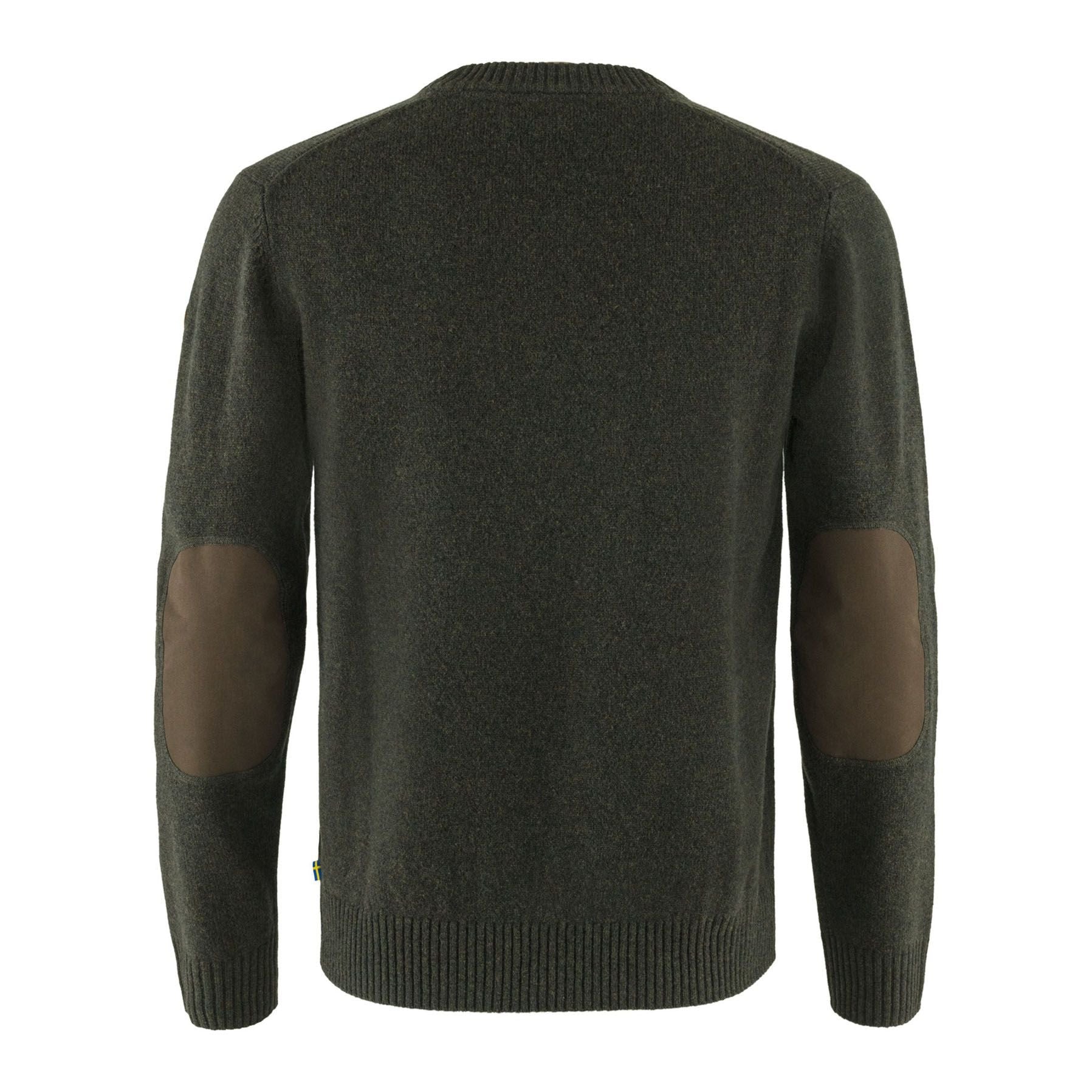Övik Round-neck Sweater M, Dark olive