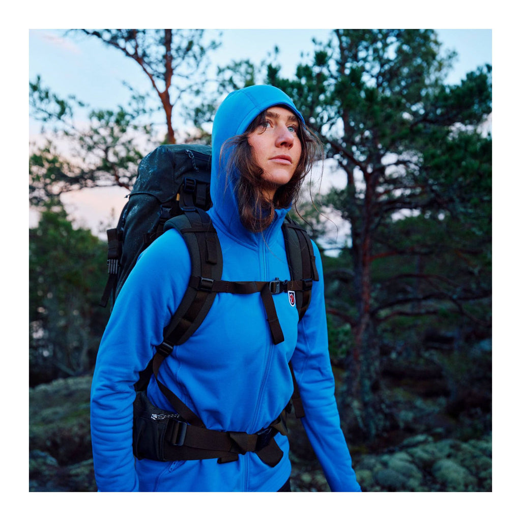Expedition Fleece Hoodie W, Un blue