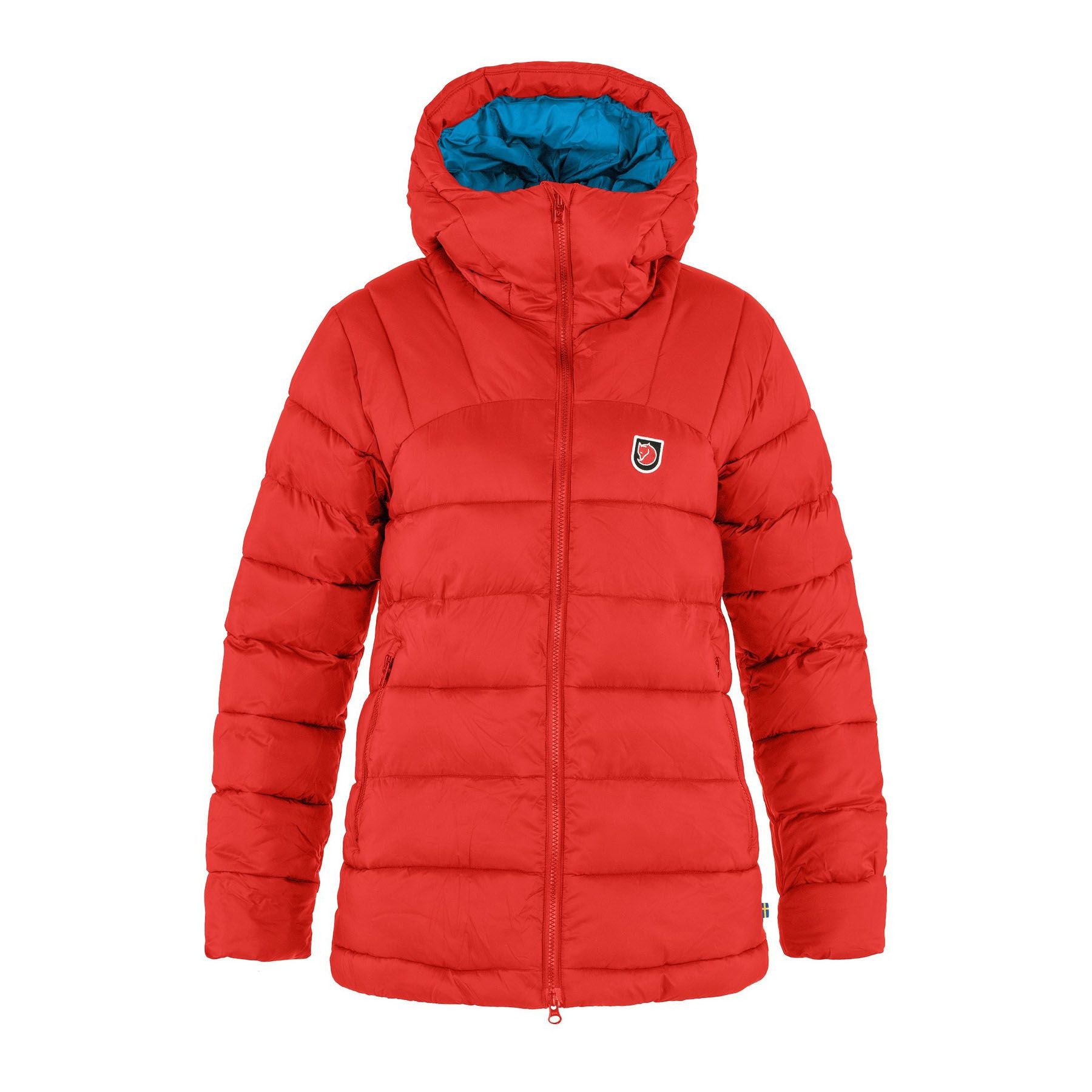 Expedition Mid Winter Jacket W, True red-un blue