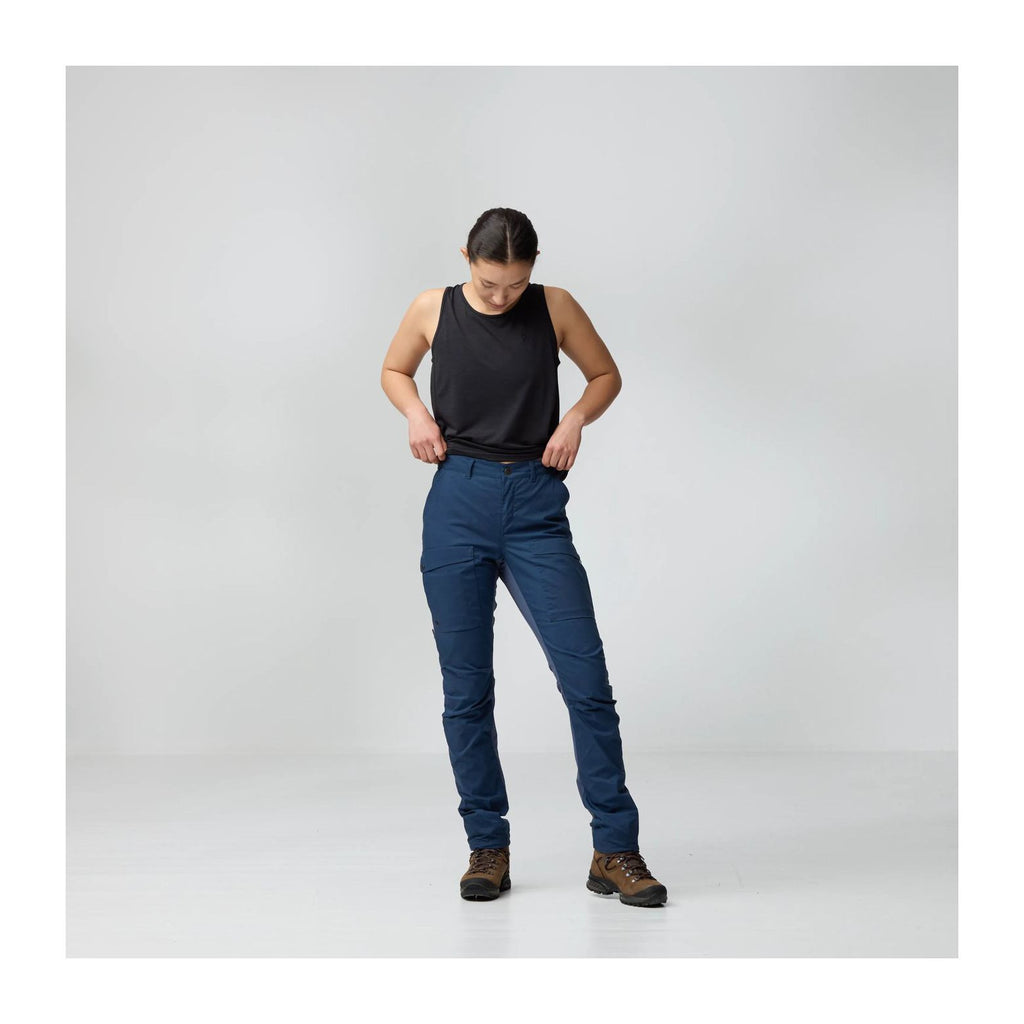 Abisko Hybrid Trail Trousers W, Navy