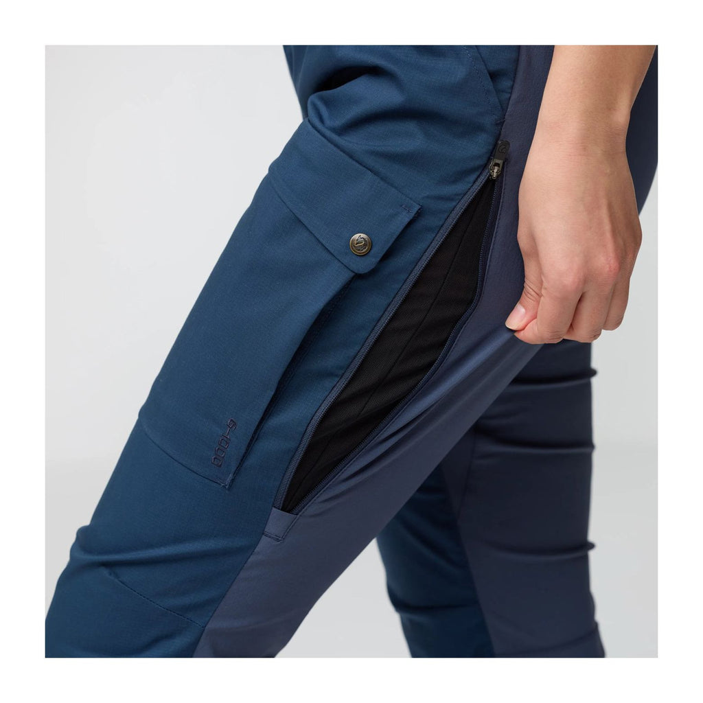 Abisko Hybrid Trail Trousers W, Navy