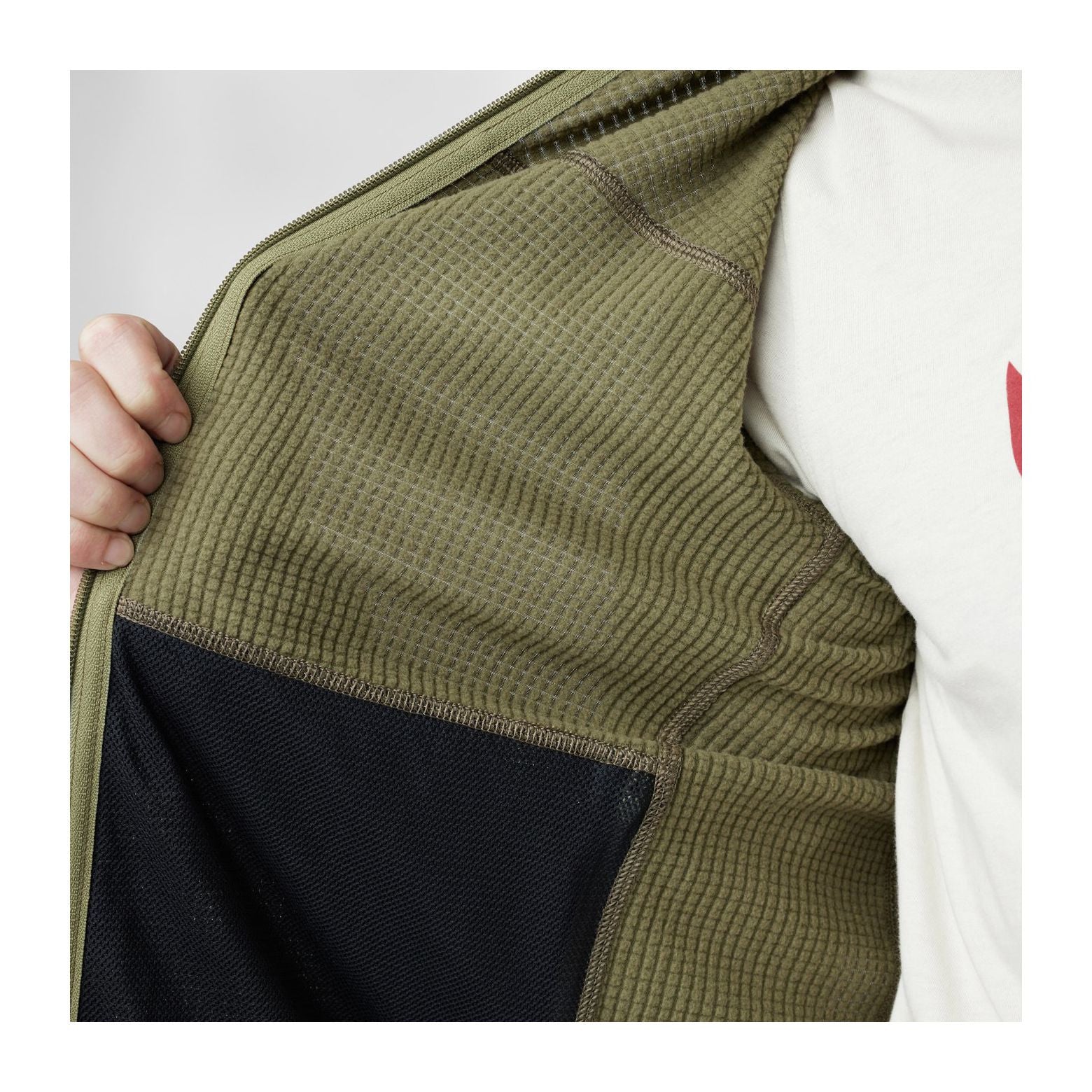 Abisko Lite Fleece Jacket M, Black