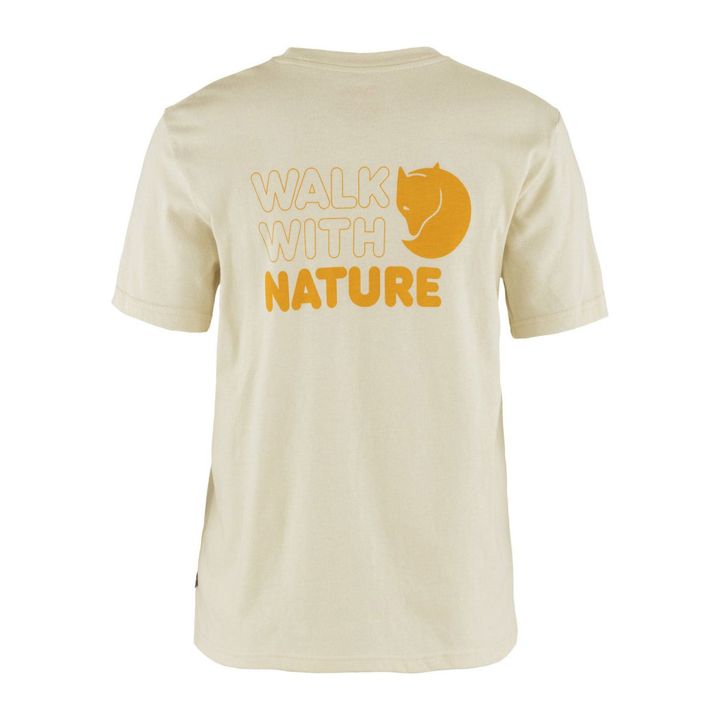 Walk With Nature T-shirt W, Chalk white