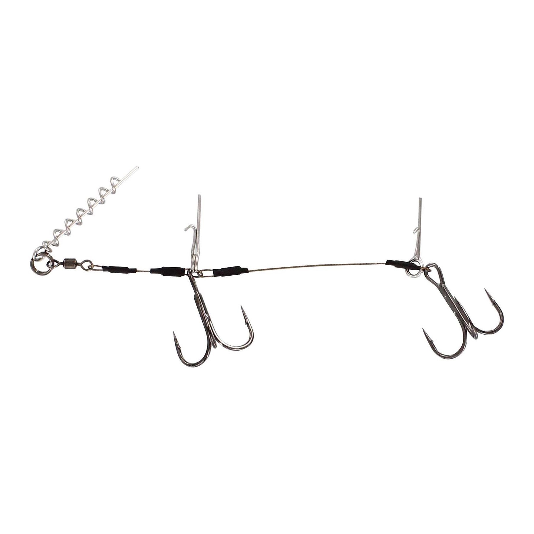 Shallow Rig Double 40,8kg 15cm #2/0 2pcs-1