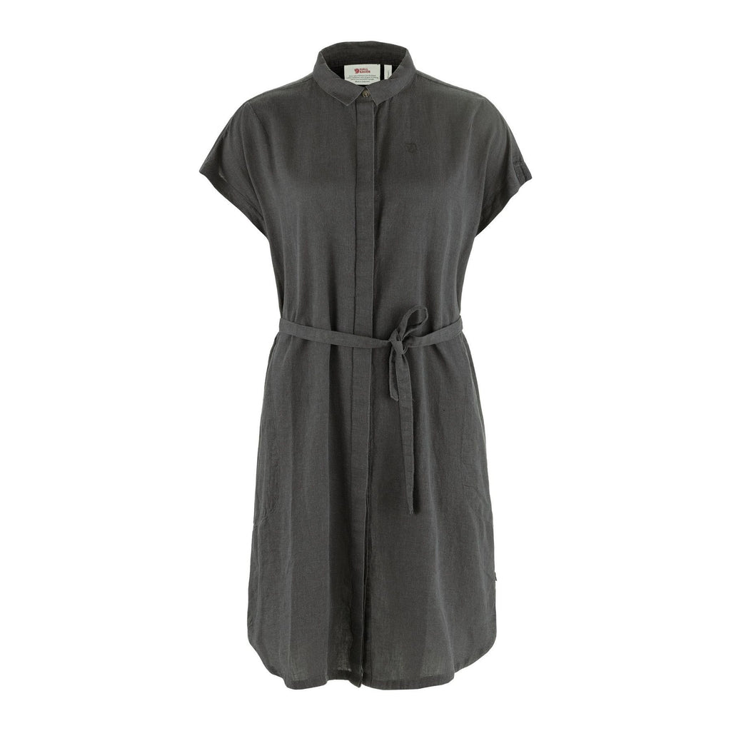 Övik Hemp Dress W, Dark grey