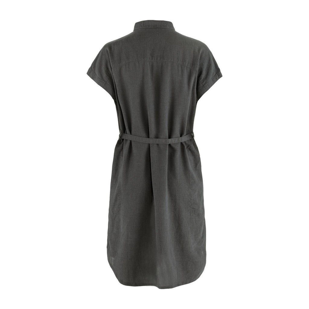 Övik Hemp Dress W, Dark grey