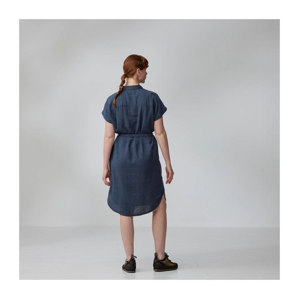 Övik Hemp Dress W, Dark grey