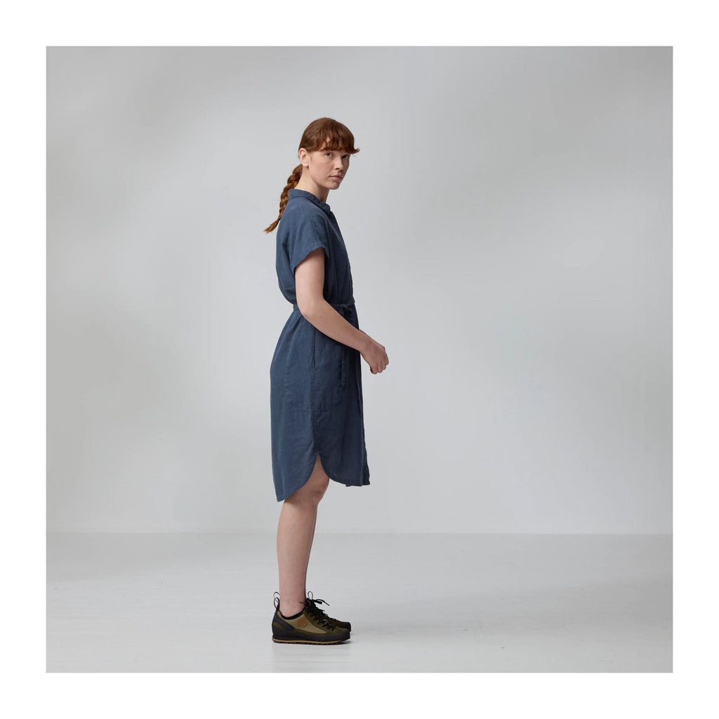 Övik Hemp Dress W, Dark grey