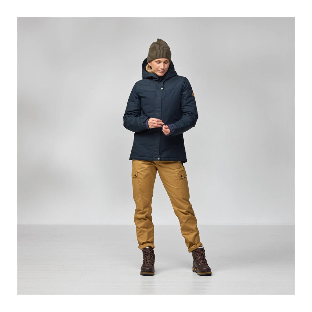 Stina Padded Jacket W, Dark navy