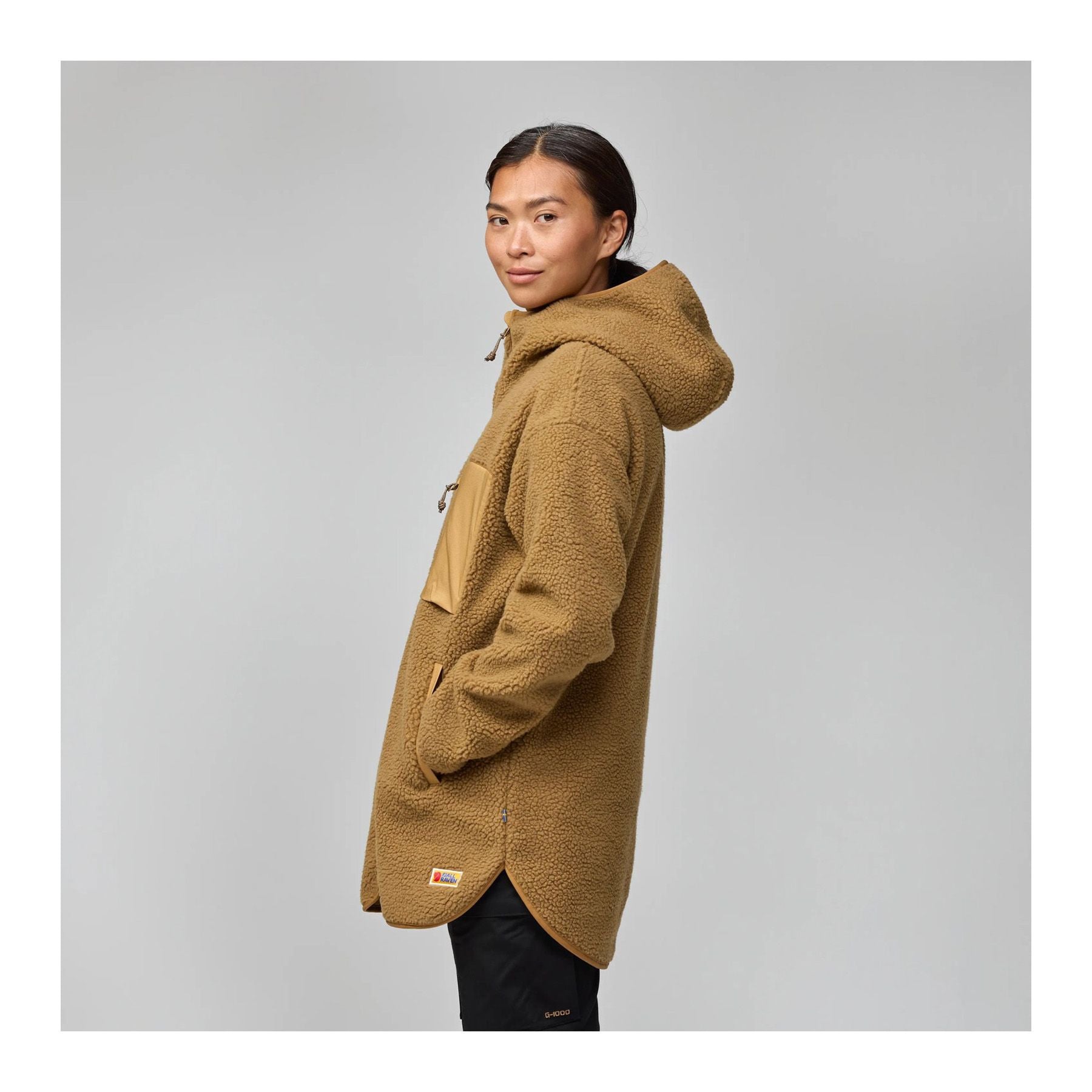 Vardag Pile Fleece Long W, Buckwheat brown