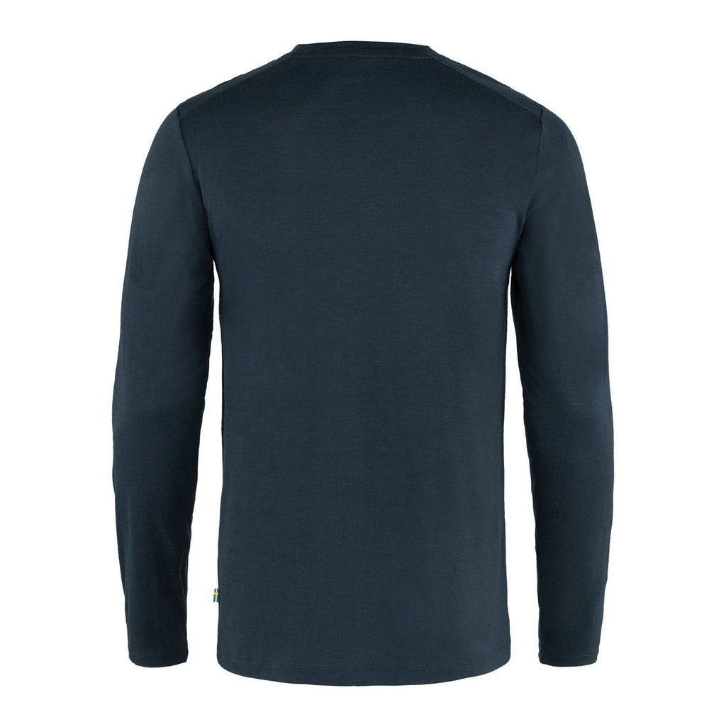 Abisko Wool LS M, Dark navy