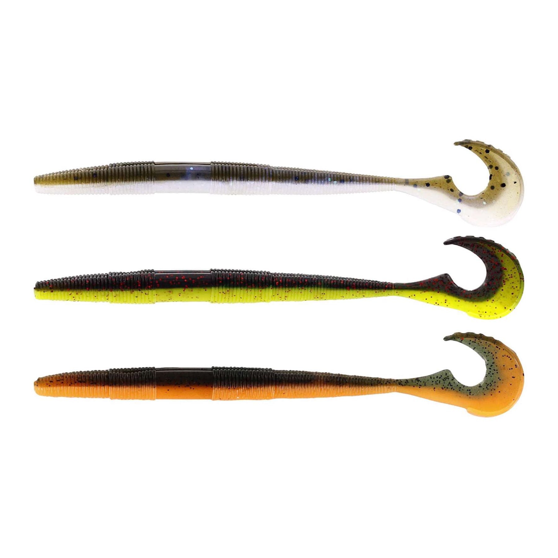 Swimming Worm 13cm 5g Dark Water Mix 7 5pcs-1