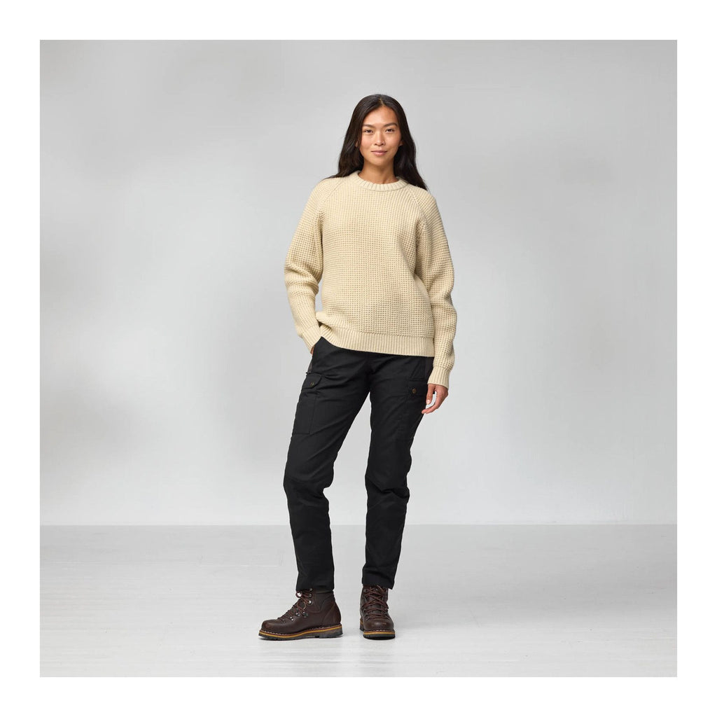 Övik Waffle Knit W, Light beige