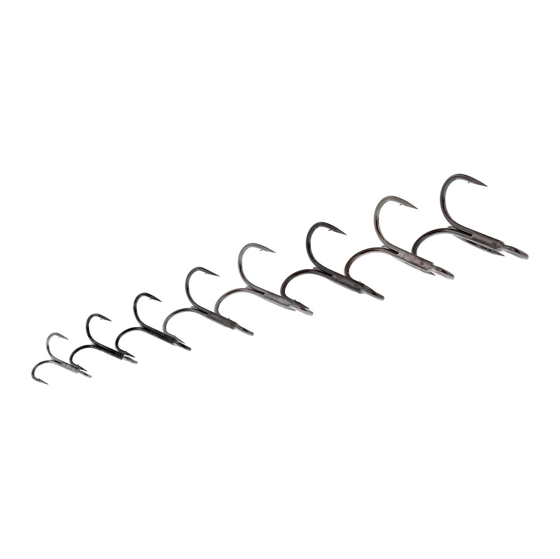 Treble Hook #4 8pcs Black Nickel-2