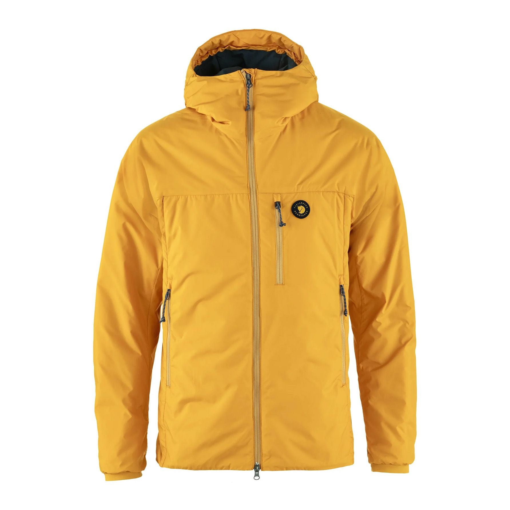 Bergtagen 60 Insulation Jkt M, Mustard yellow mountain blue