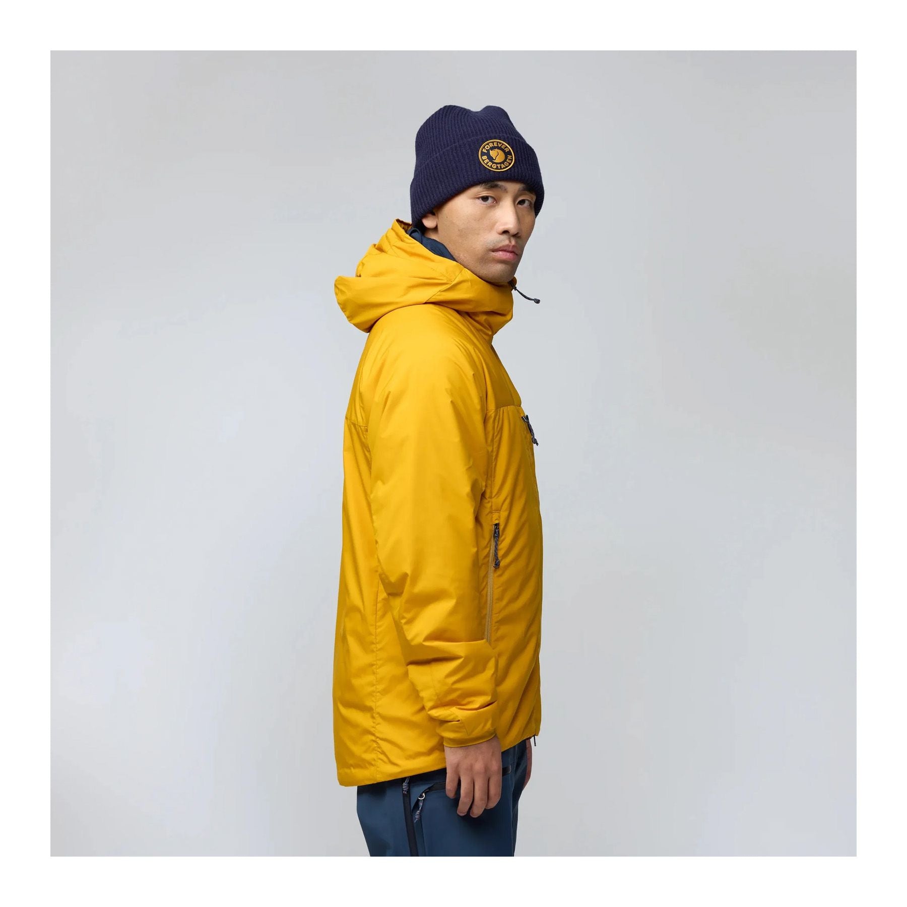 Bergtagen 60 Insulation Jkt M, Mustard yellow mountain blue