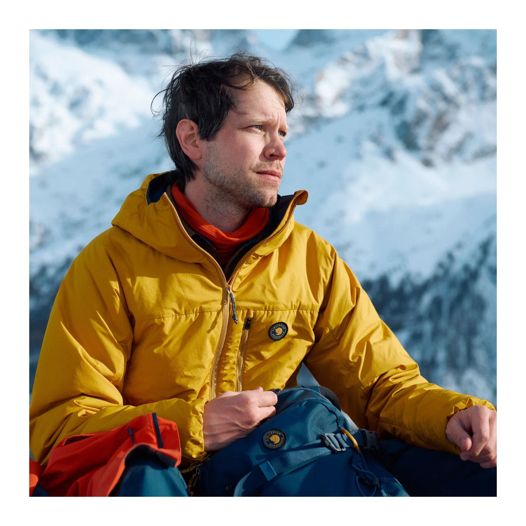 Bergtagen 60 Insulation Jkt M, Mountain blue mustard yellow