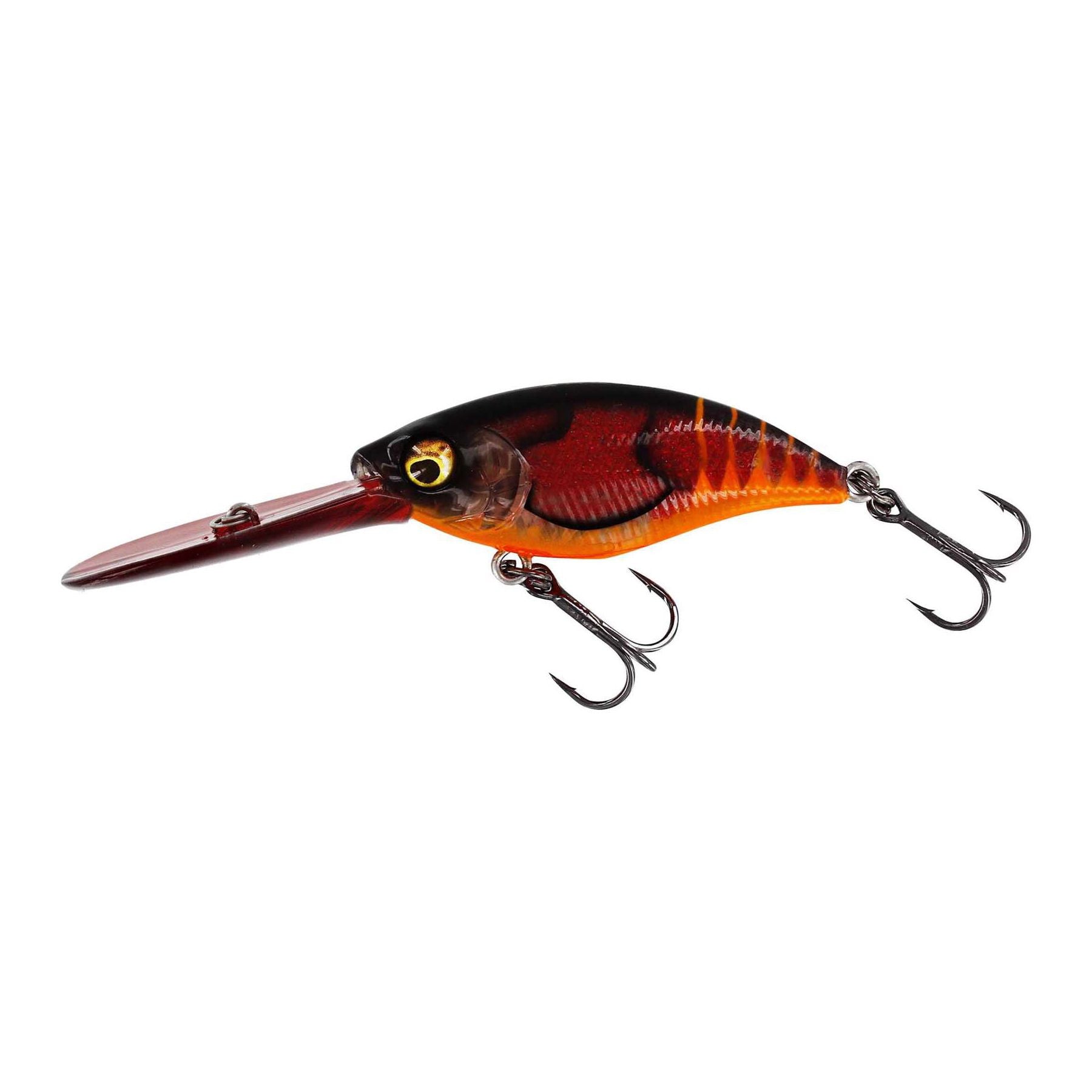 BabyBite DR Crankbait 6,5cm 13g Floating, 3d fire craw