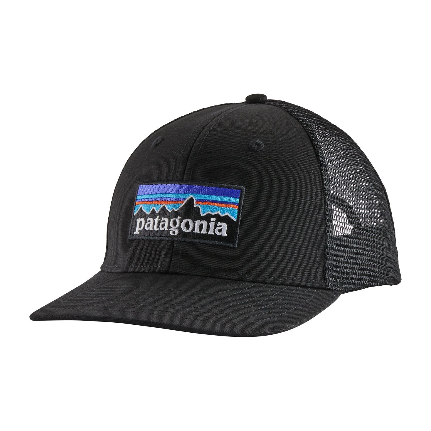P-6 Logo Trucker Hat, Black