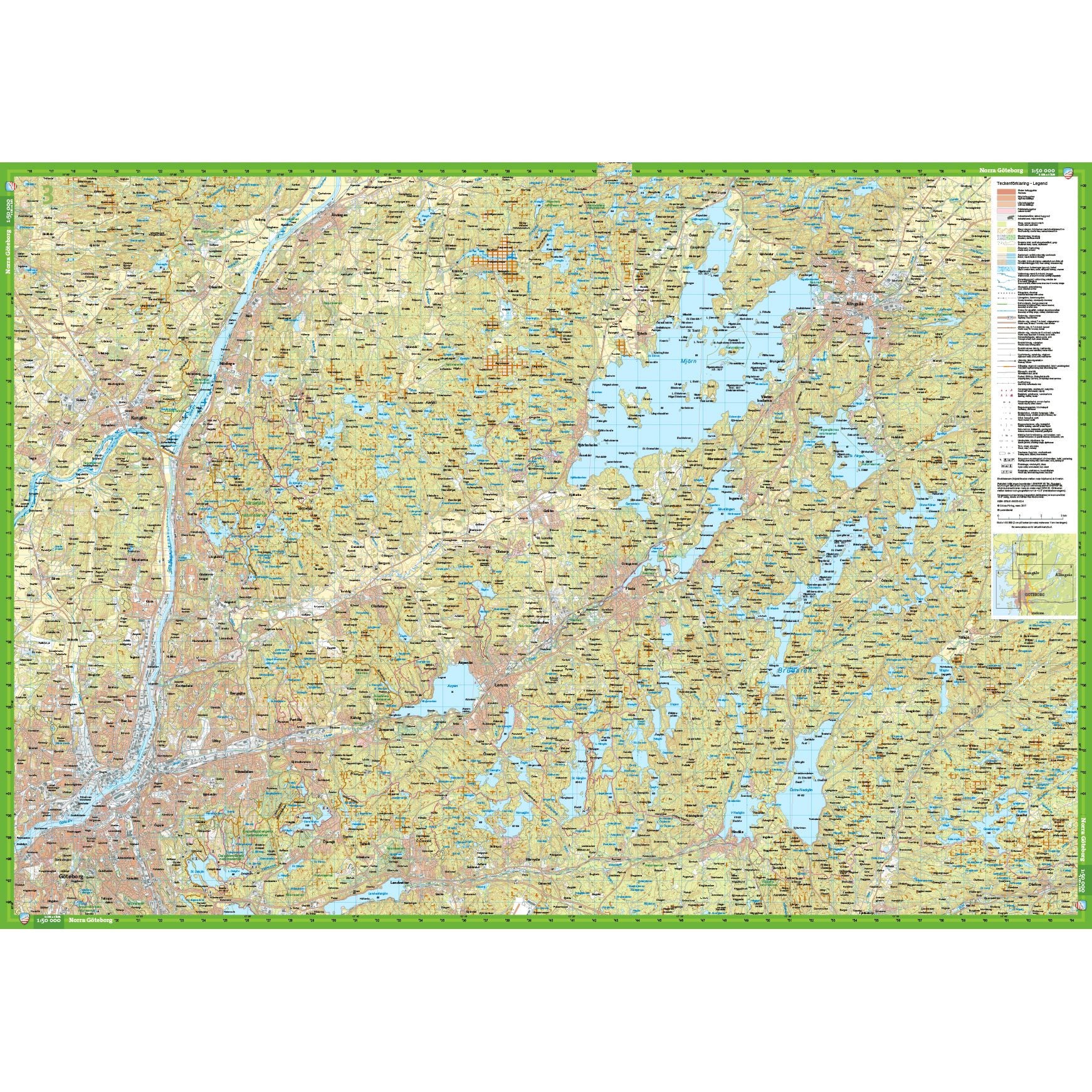 Norra Göteborg 1:50 000-4