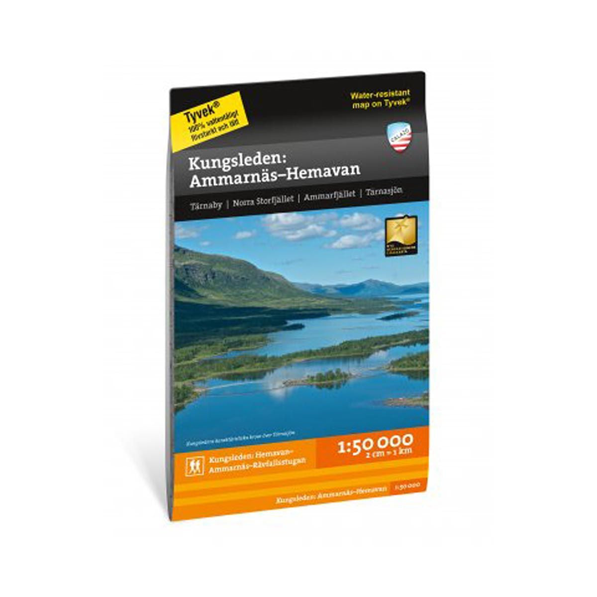 Kungsleden: Amarnäs - Hemavan 1:50 000-1