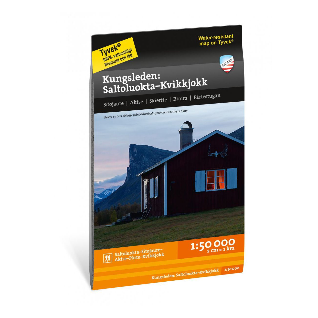 Kungsleden: Saltoluokta - Kvikkjokk 1:50 000-1