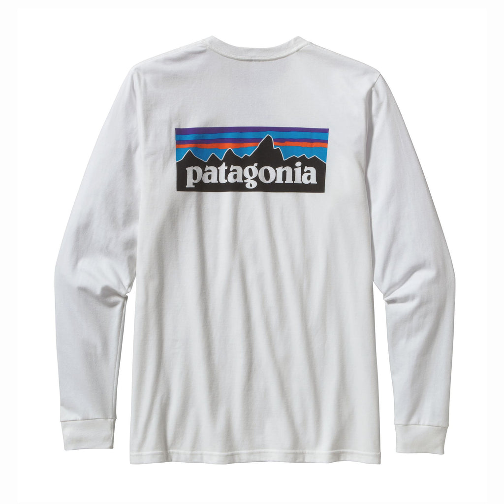 L/S P-6 Logo Responsibili-Tee M, White