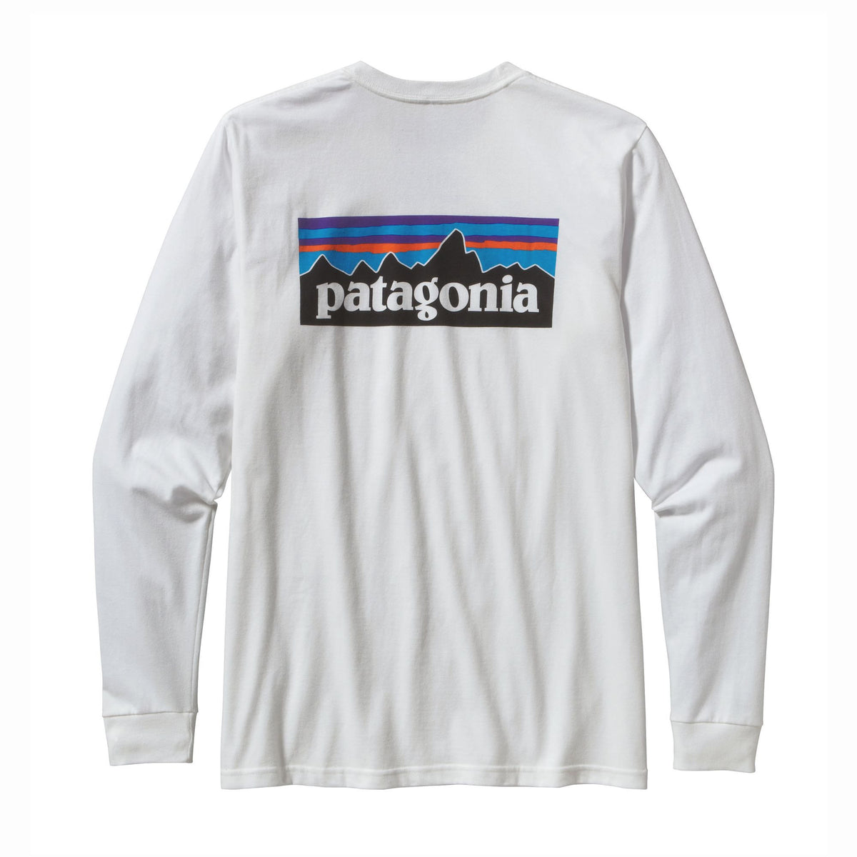 L/S P-6 Logo Responsibili-Tee M, White