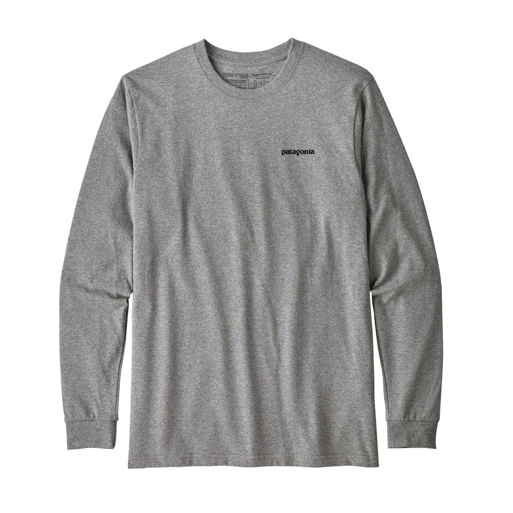 L/S P-6 Logo Responsibili-Tee M, Gravel heather