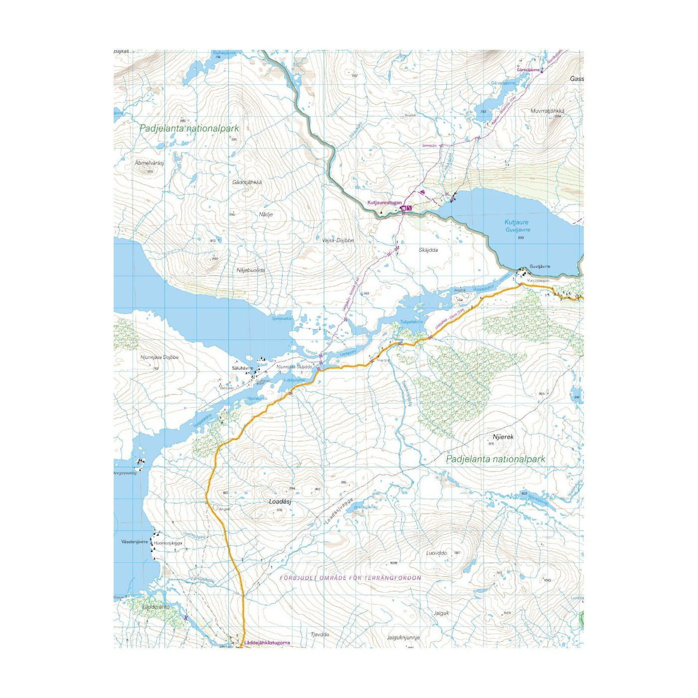 Padjelantaleden 1:50.000-2