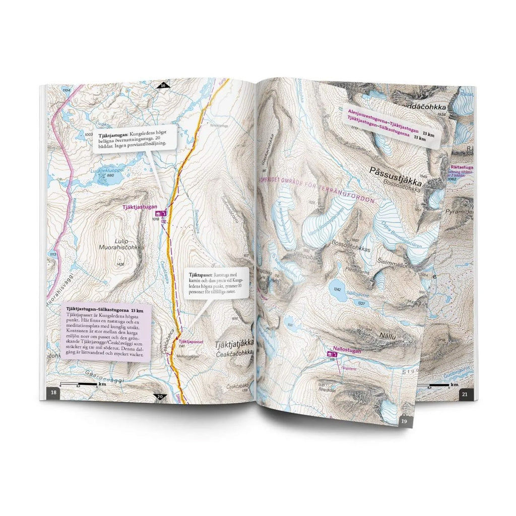 Friluftsatlas Kungsleden 1:50.000-2