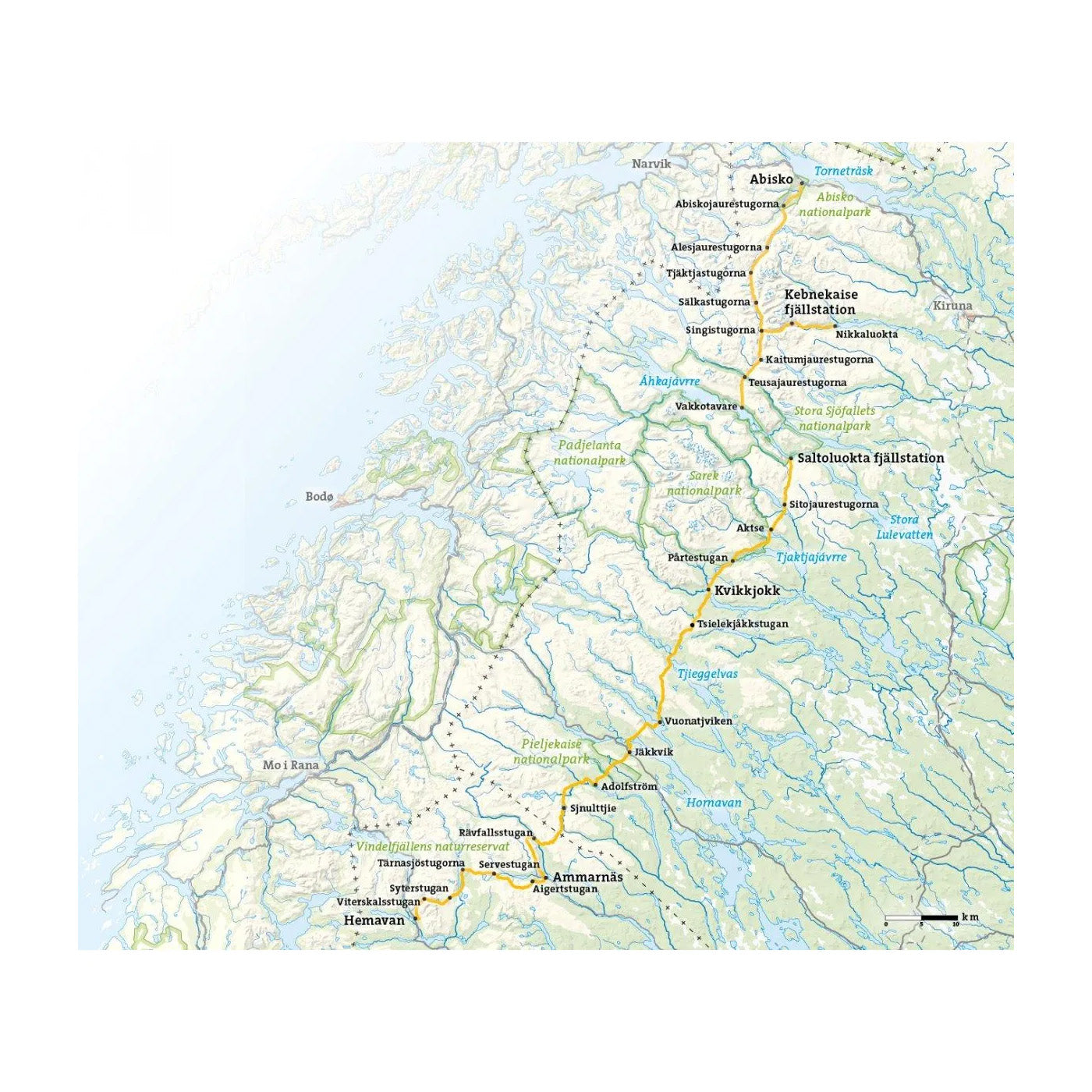 Friluftsatlas Kungsleden 1:50.000-3