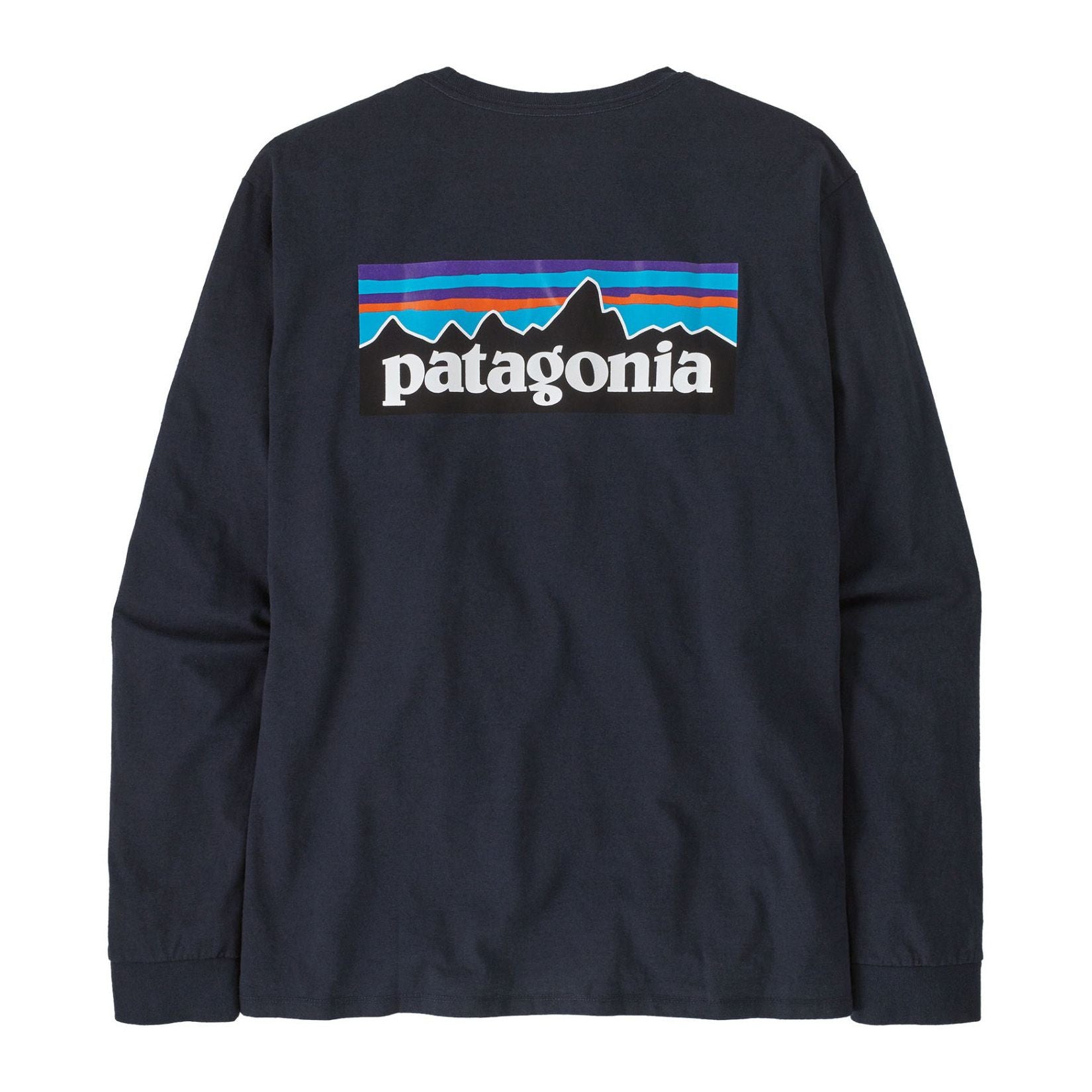 L/S P-6 Logo Responsibili-Tee M, New navy