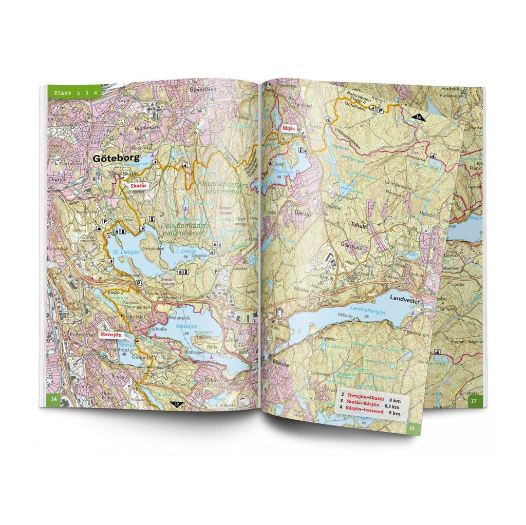 Friluftsaltas Bohusleden 1:50 000-2