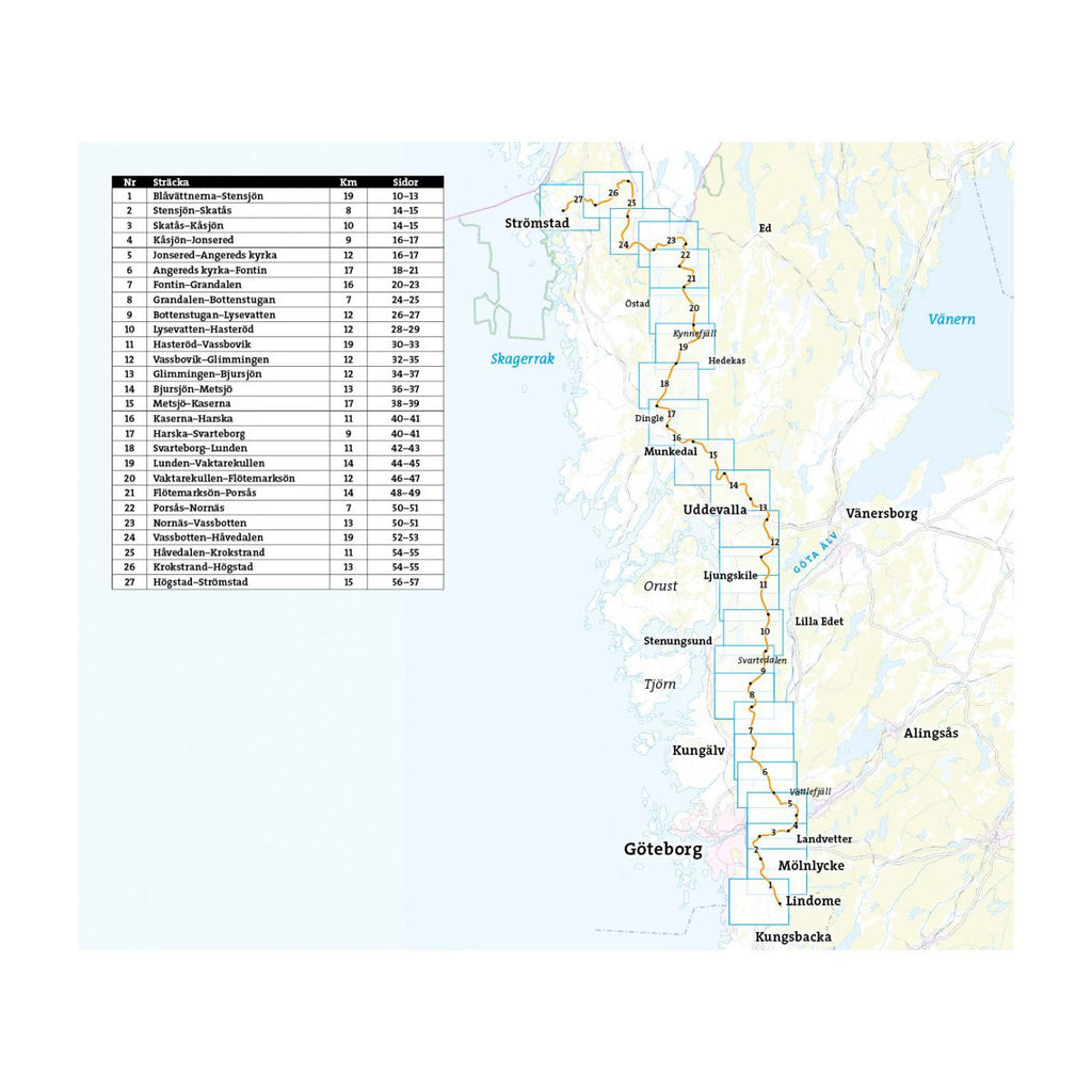 Friluftsaltas Bohusleden 1:50 000-3
