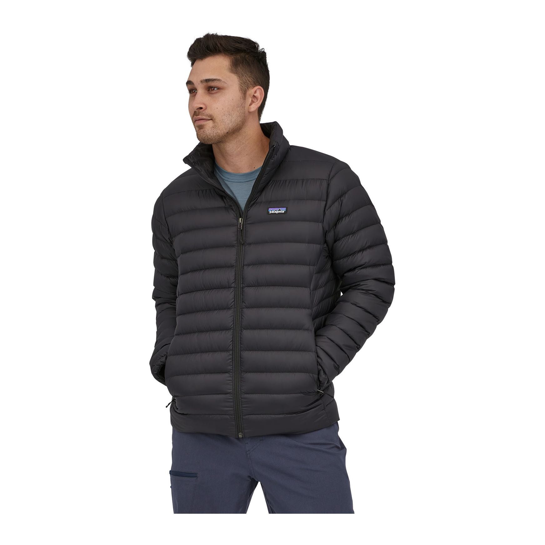 Down Sweater M, Black