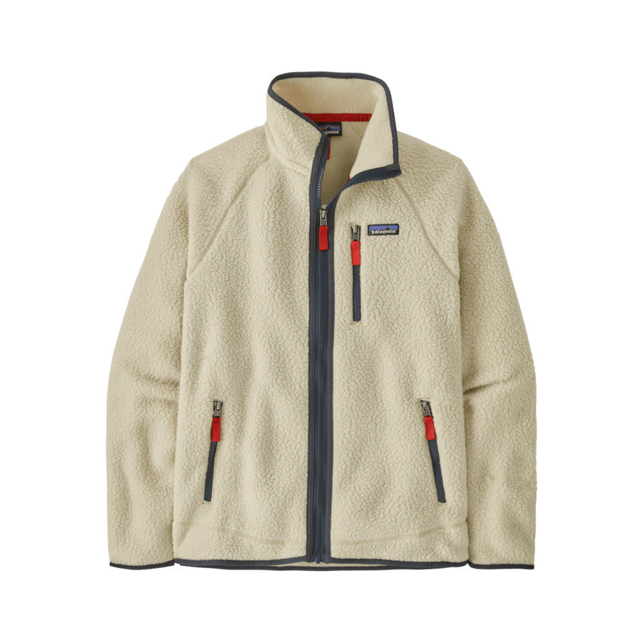 Retro Pile Jacket M, Pelican smolder blue
