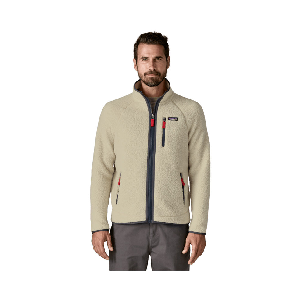 Retro Pile Jacket M, Pelican smolder blue