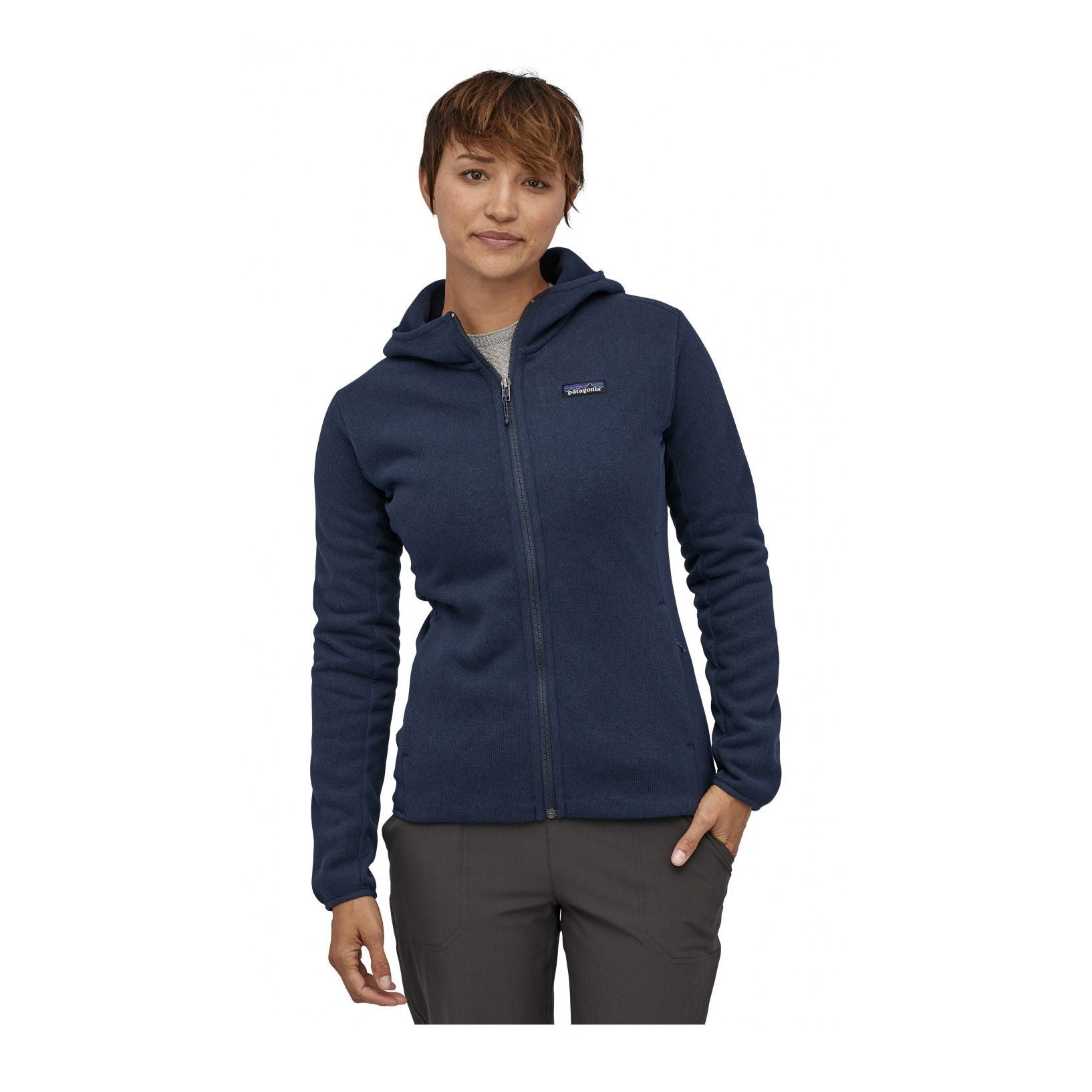 LW Better Sweater Hoody W, Feather grey