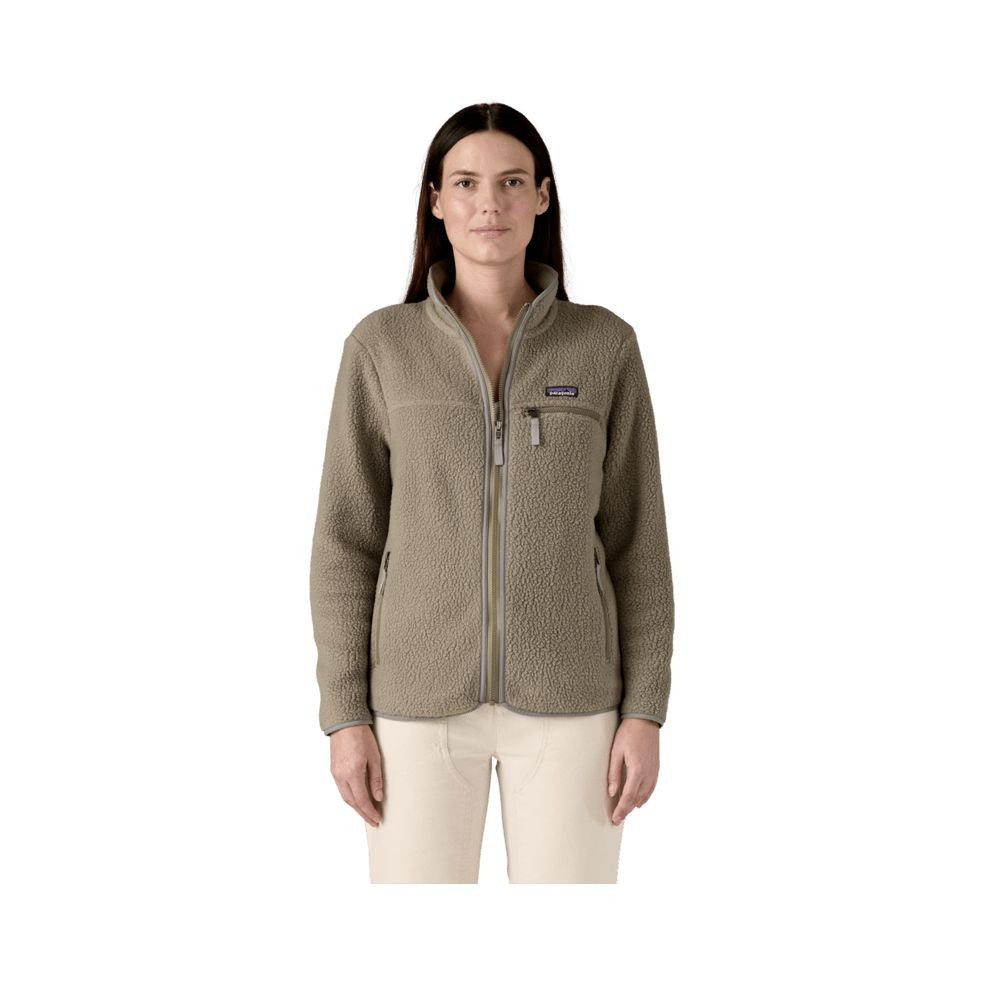 Retro Pile Jacket W, River rock green