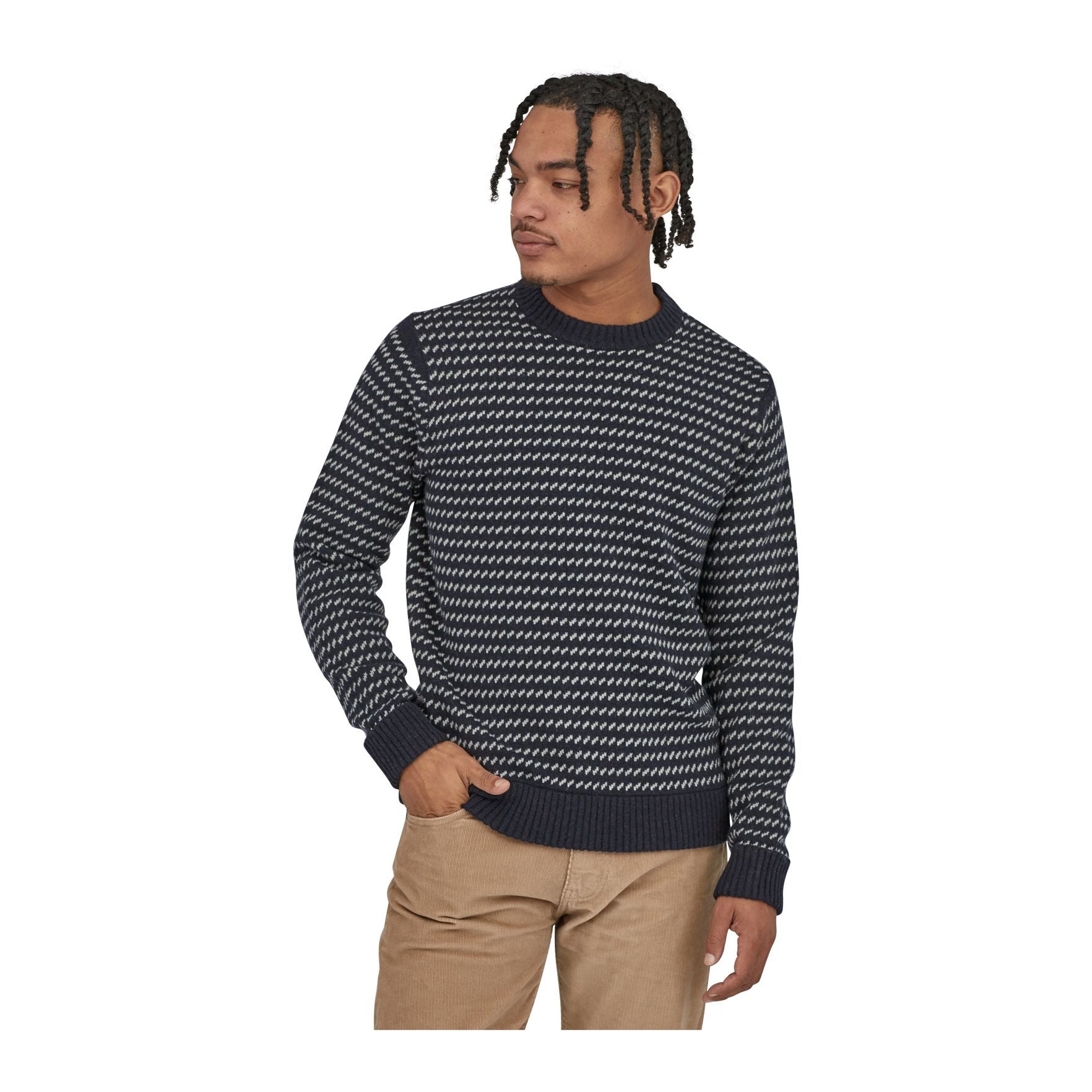 Recycled Wool-Blend Sweater M, Classic navy