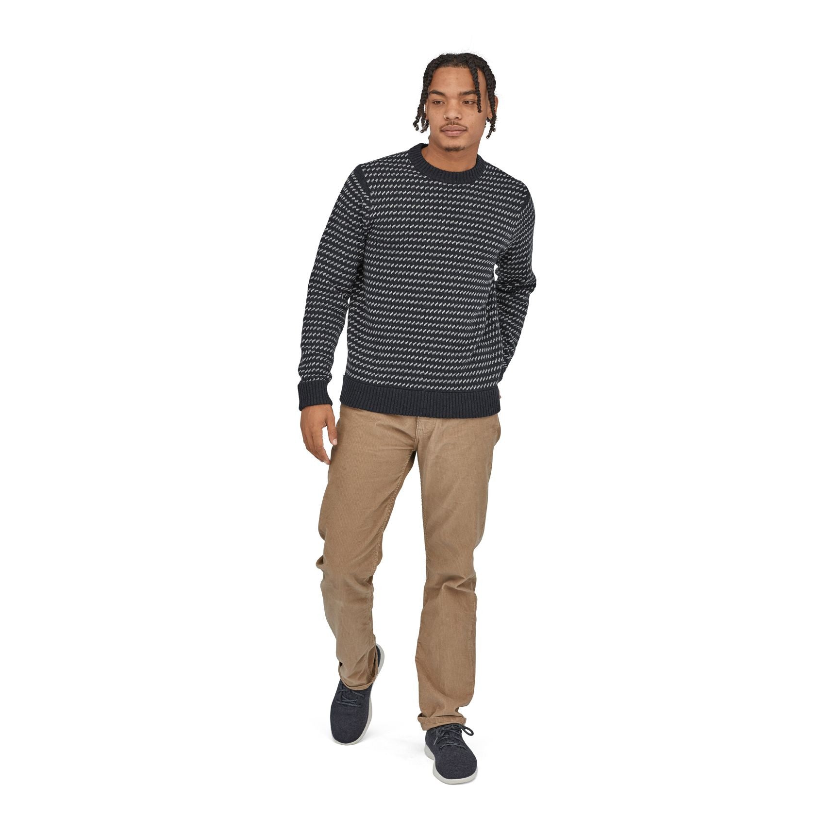 Recycled Wool-Blend Sweater M, Classic navy