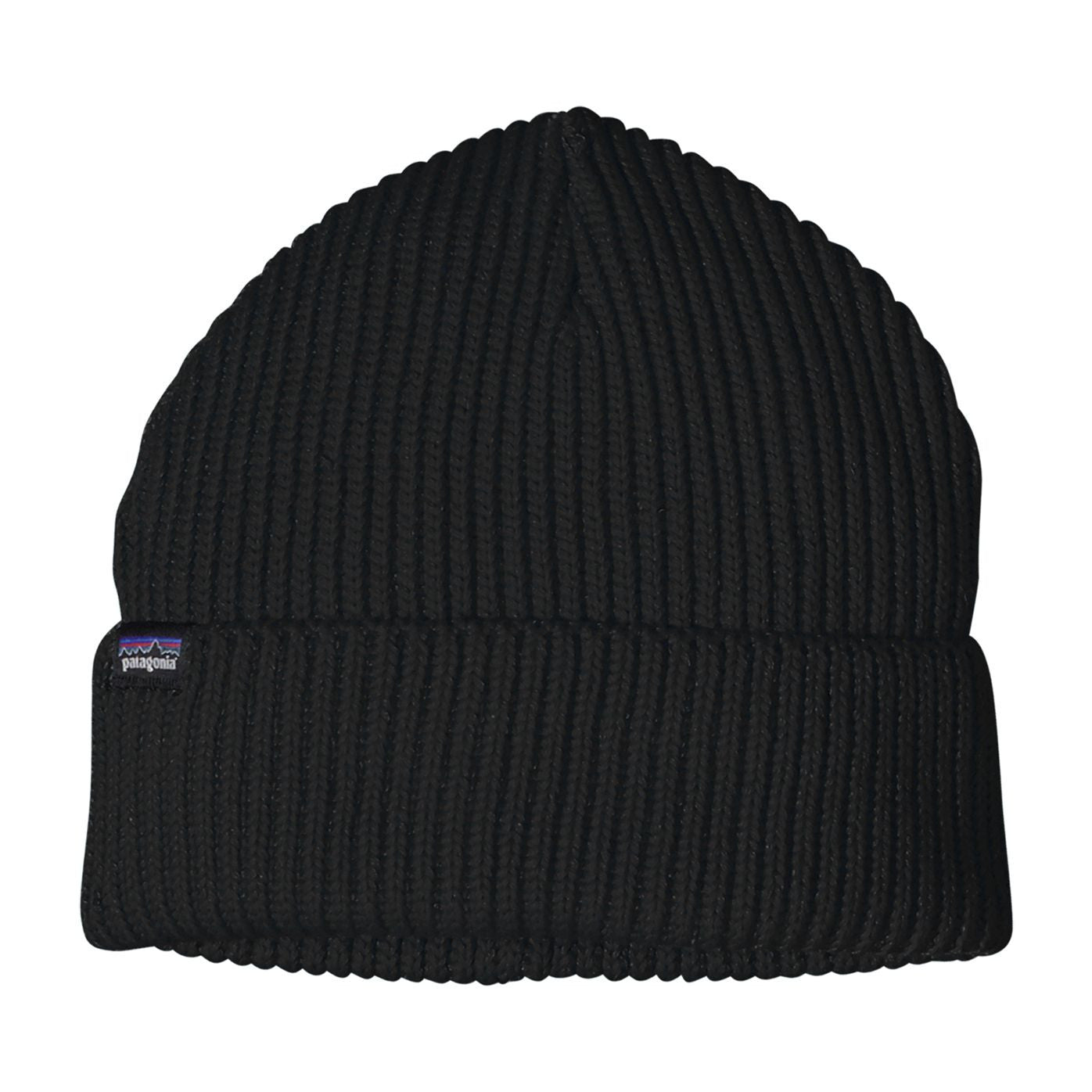 Fishermans Rolled Beanie, Black