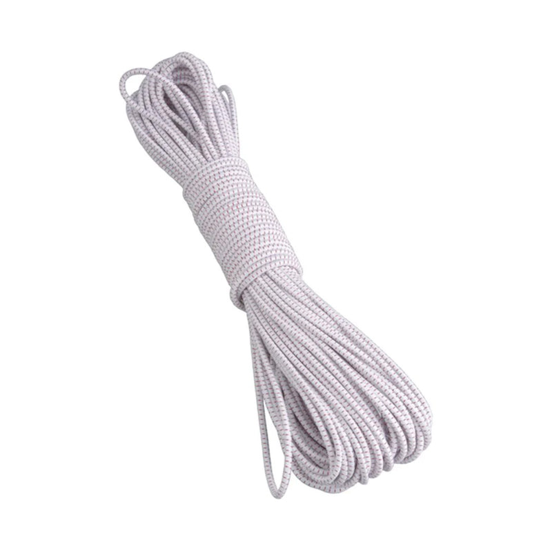 Elastisk ersättningslina för tält.