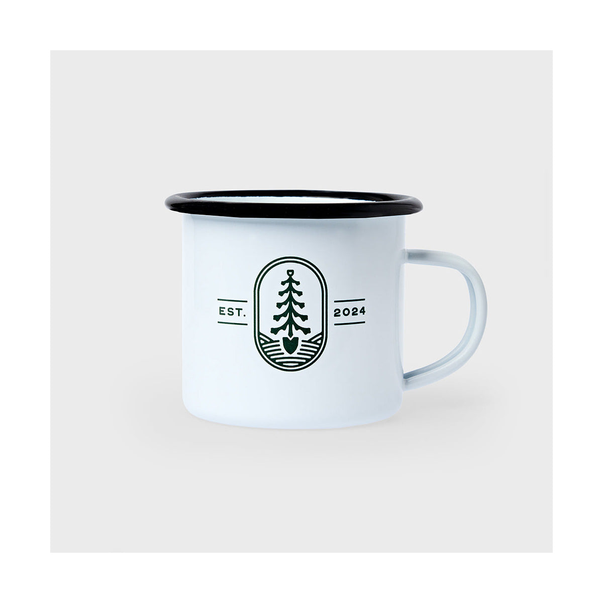 Kayaking Bear Emaljmugg-2