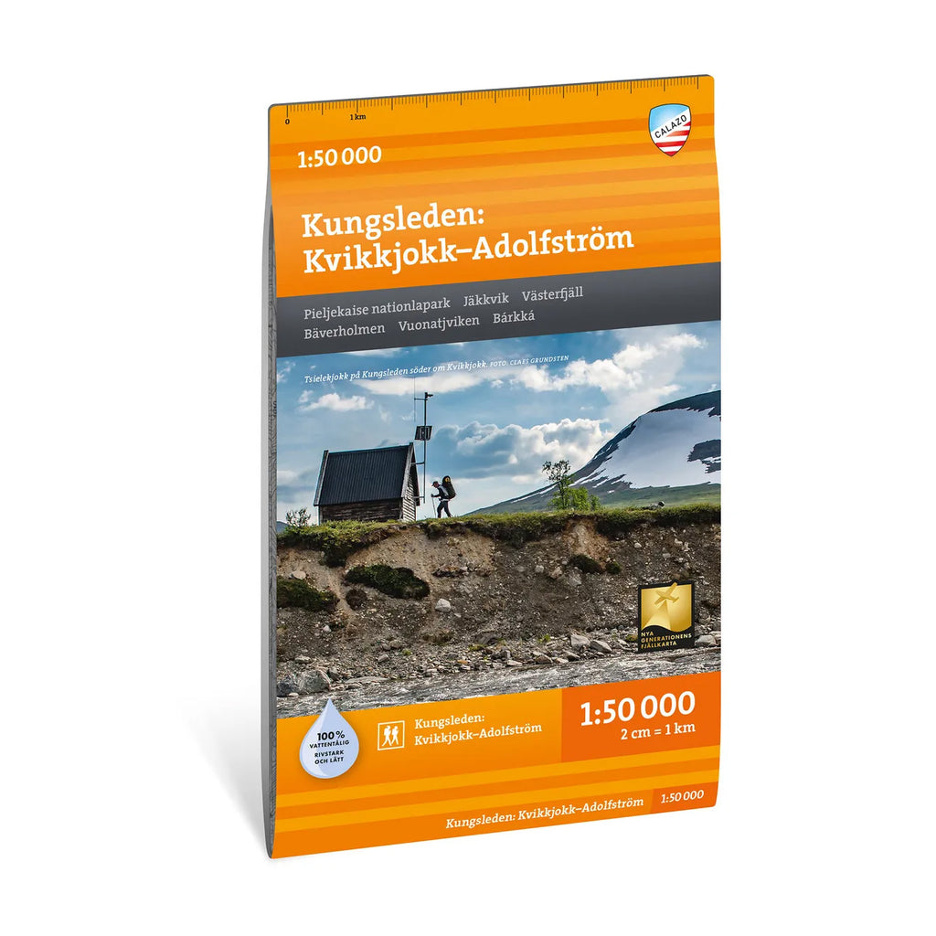 Kungsleden: Kvikkjokk–Adolfström 1:50 000-1