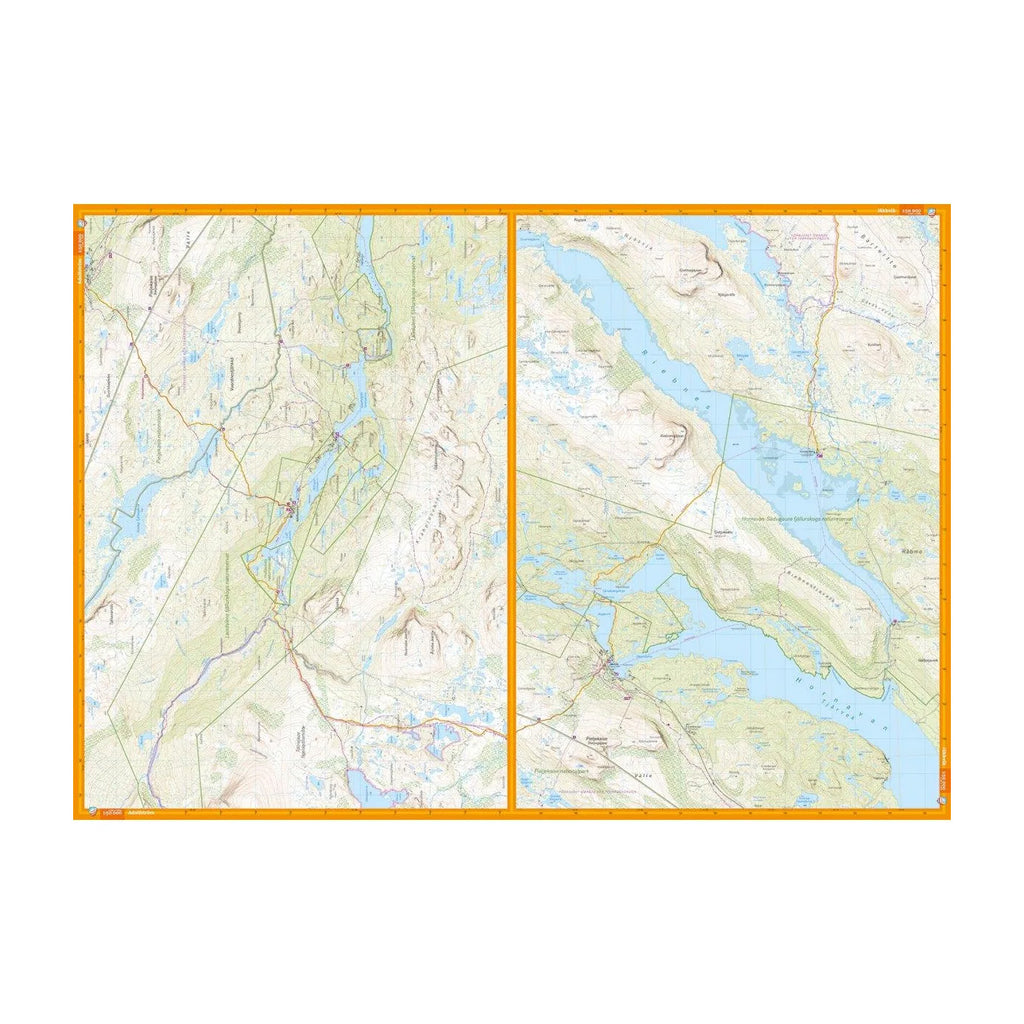 Kungsleden: Kvikkjokk–Adolfström 1:50 000-2